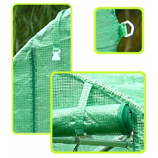 Folie de grădină de calitate cu o structură de 2,5 m x 4 m
