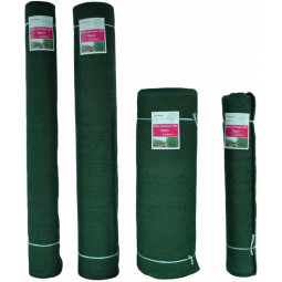 Rețea de umbrire pentru schele și gard de culoare verde cu 90% umbrire, 135g/m2