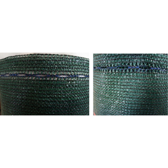 Rețea de umbrire pentru schele și gard de culoare verde cu 90% umbrire, 135g/m2