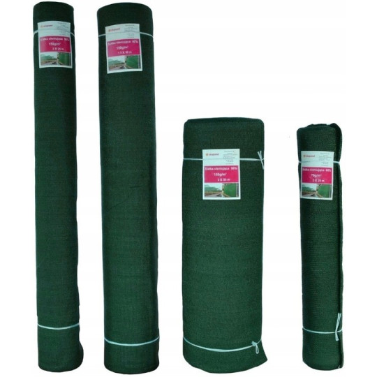 Rețea de umbrire pentru schele și gard de culoare verde cu 90% umbrire, 135g/m2