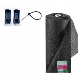 Rețea de umbrire pentru schele și gard de culoare verde, cu 90% umbrire, 135g/m2