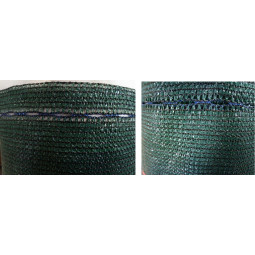 Rețea de umbrire pentru schele și gard de culoare verde, cu 90% umbrire, 135g/m2