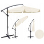Umbrelă de grădină mare cu braț extensibil și volane – 350 cm