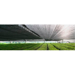 Rețea de umbrire cu 90% umbrire, de culoare gri