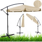 Umbrele de grădină de culoare bej închis, 350 cm