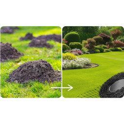 Plasă de calitate împotriva broaștelor cu dimensiunea de 2x50 m, extra puternică, 32g/m²