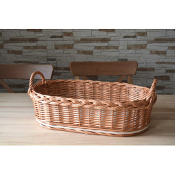 Coș oval cu mânere