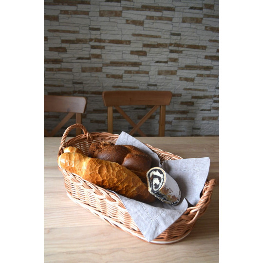 Coș oval cu mânere