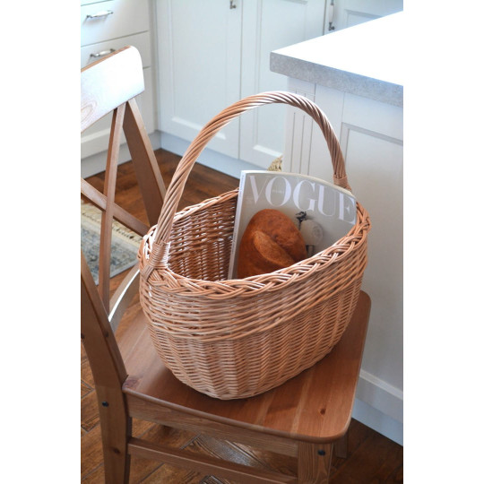 Coș mare din ratan LEON