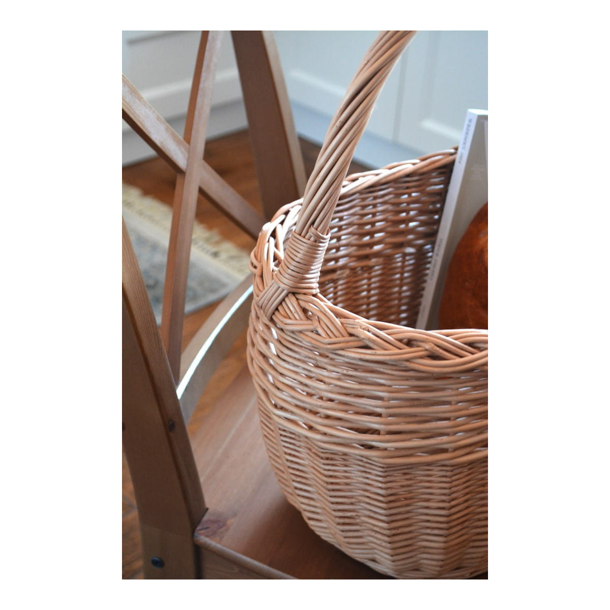 Coș mare din ratan LEON