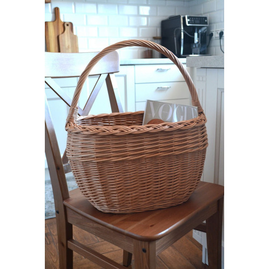 Coș mare din ratan LEON