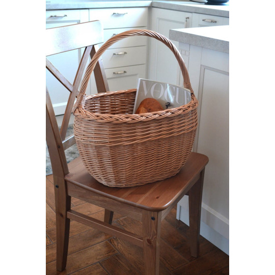 Coș mare din ratan LEON