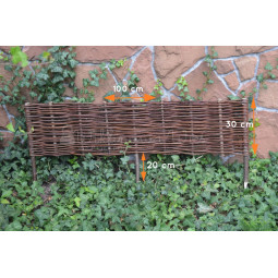 Plasă din nuiele - palisade cu dimensiunea 30/100