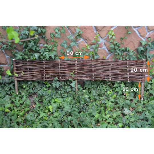 Garduri din nuiele cu dimensiunea 20/100