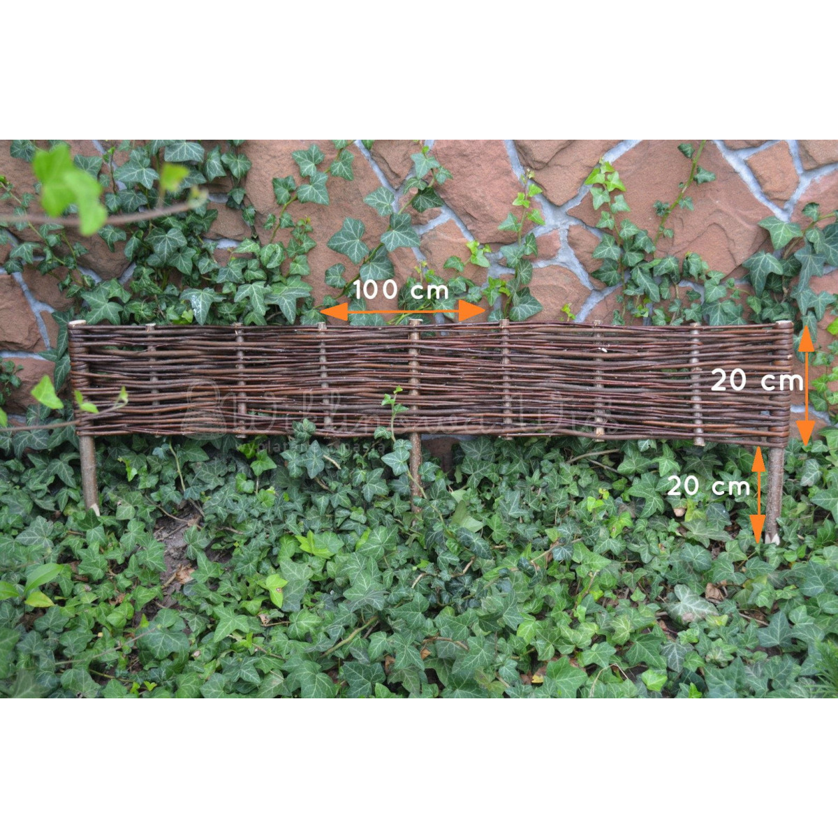 Garduri din nuiele cu dimensiunea 20/100