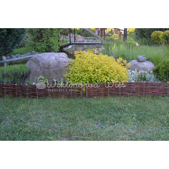 Palisade din nuiele cu înălțimea de 20cm și lungimea de 120cm