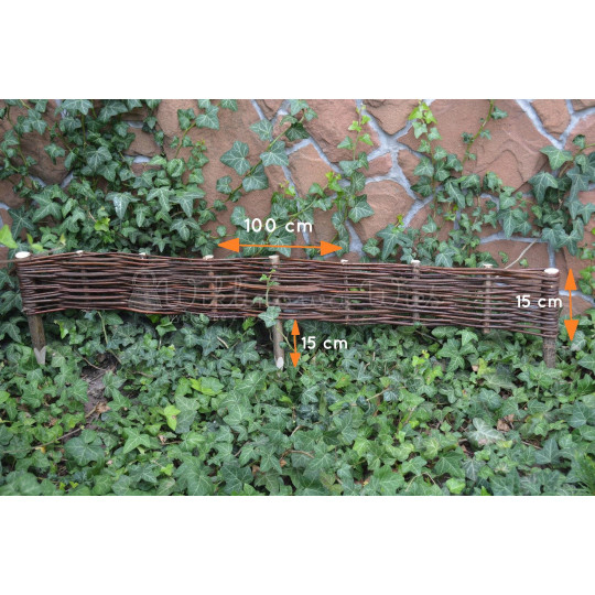 Garduri din nuiele cu dimensiunea 15/100