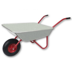 Roată de grădină zincată de 80 L