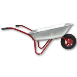 Roată de grădină zincată de 80 L