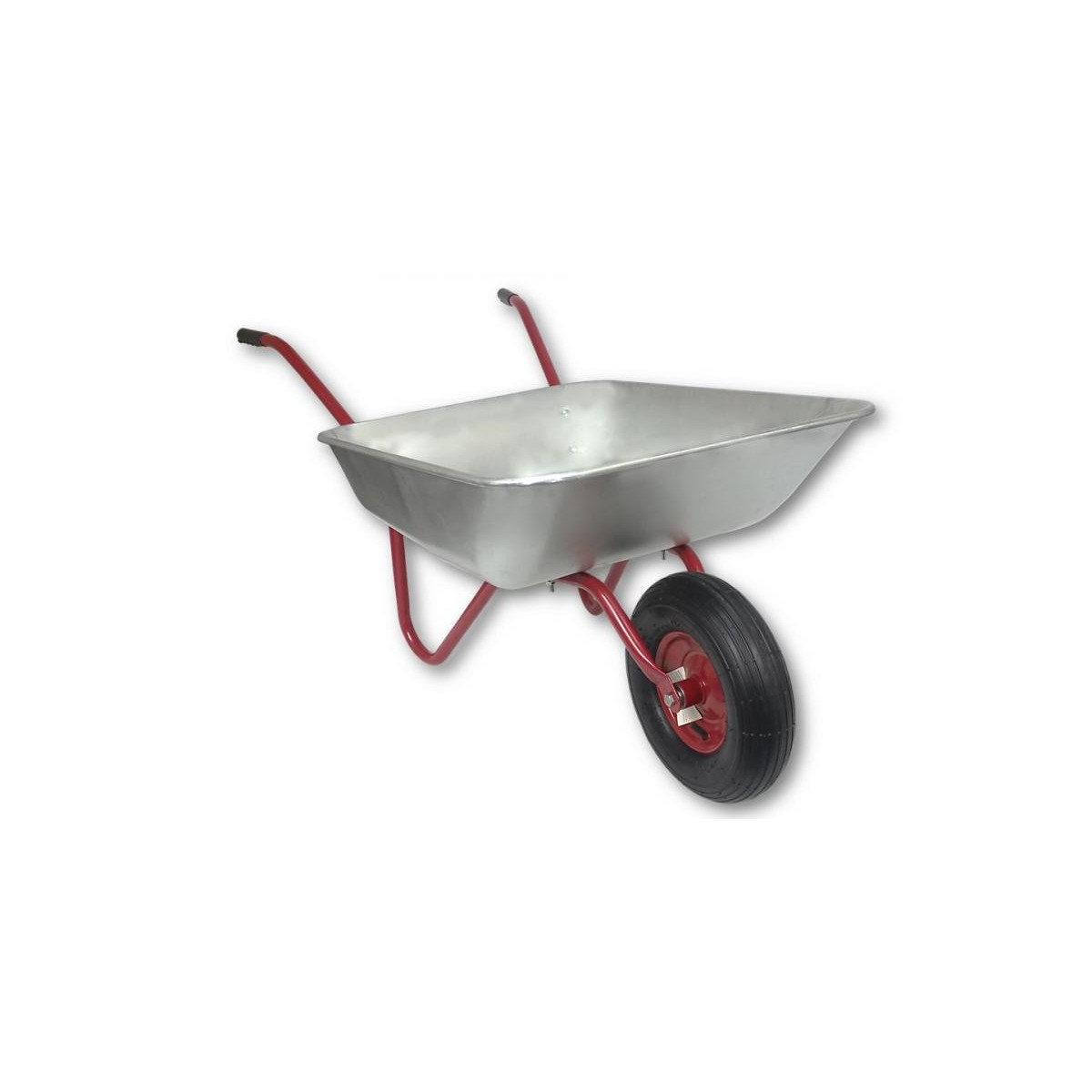 Roată de grădină zincată de 80 L