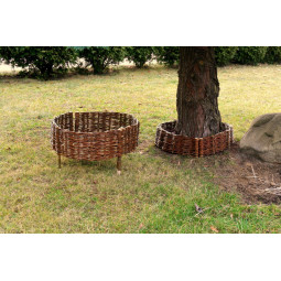 Cercle din răchită cu palisade, cu diametrul de 45 cm și înălțimea de 20 cm