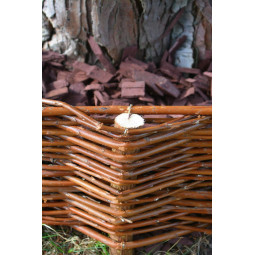 Cercle din răchită cu palisade, cu diametrul de 45 cm și înălțimea de 20 cm