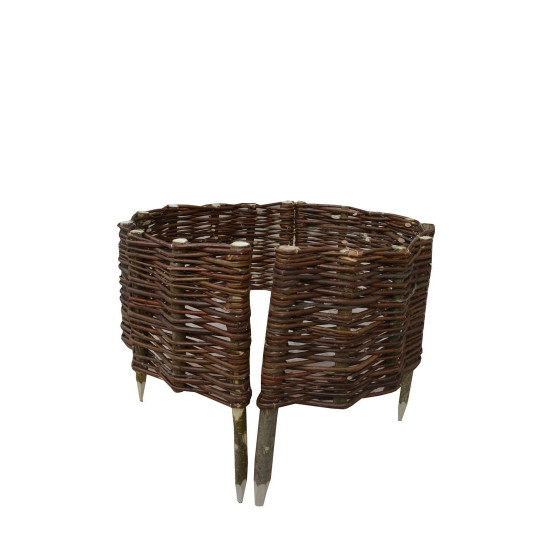 Cercle din răchită cu palisade, cu diametrul de 45 cm și înălțimea de 20 cm