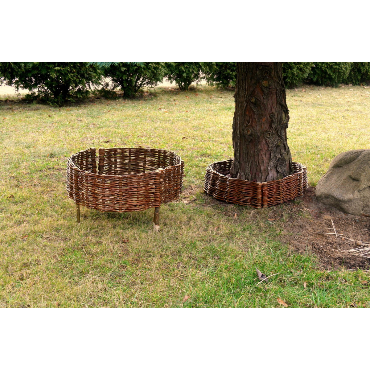 Cercu din nuiele de palisadă cu diametrul de 60 cm și înălțimea de 10 cm