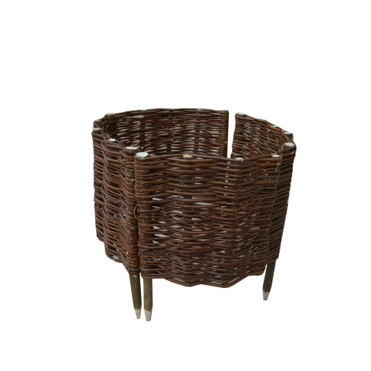 Cerc de rachită cu palisádă, cu un diametru de 60 cm și o înălțime de 30 cm