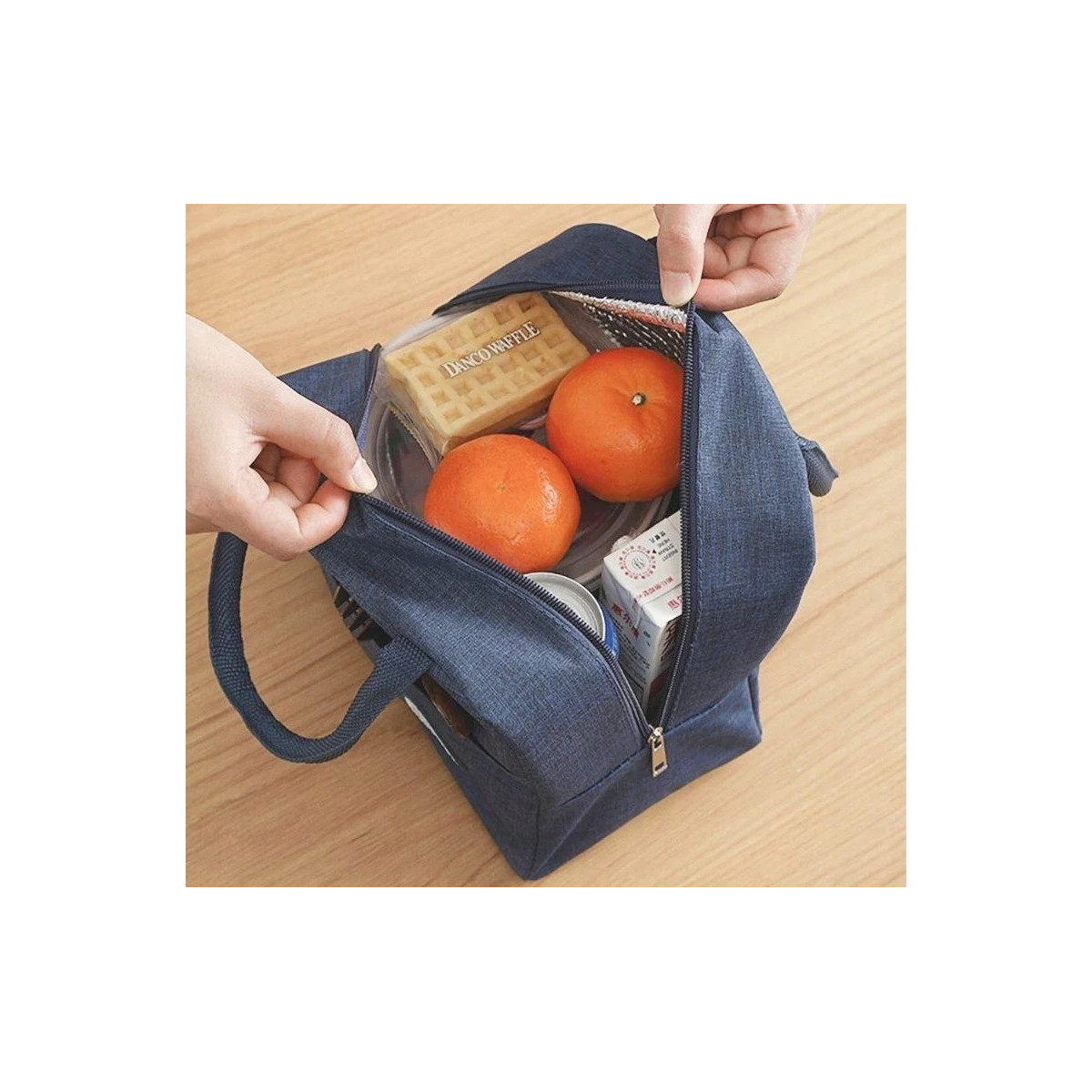 Termo geantă de picnic cu o capacitate de 4L în culoarea gri