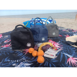 Geantă de picnic termică albastră cu o capacitate de 4L