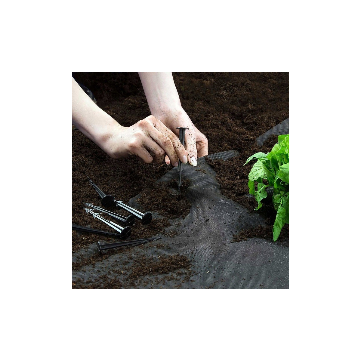 Agrotkanină de culoare neagră 90g/m 0,8x100m