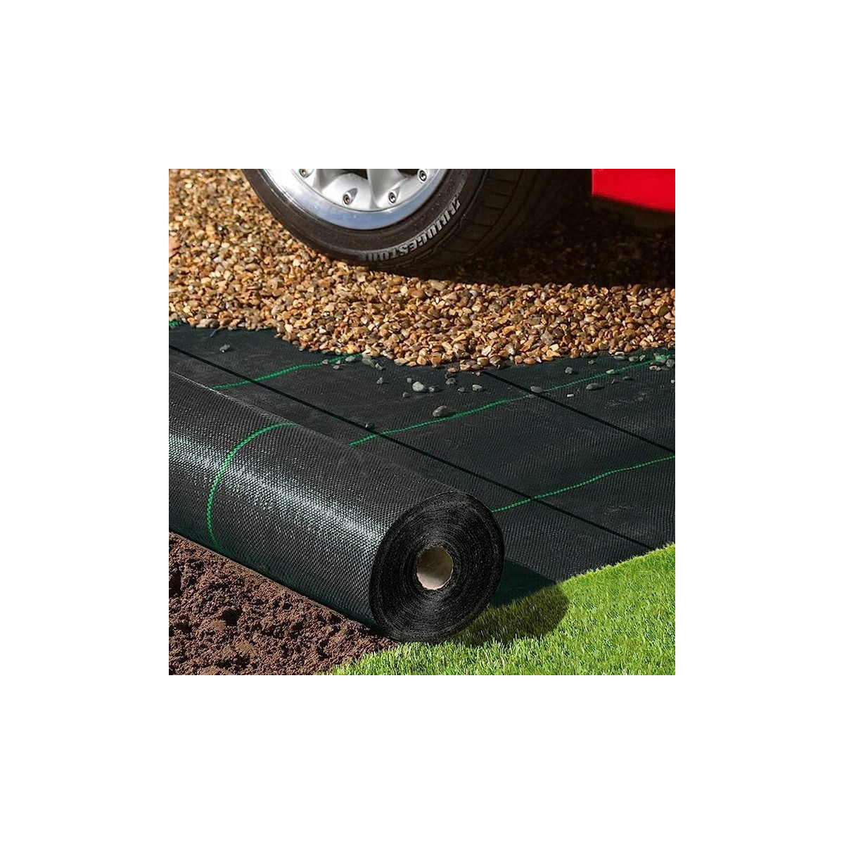 Agrotkanină de culoare neagră 90g/m 0,8x100m