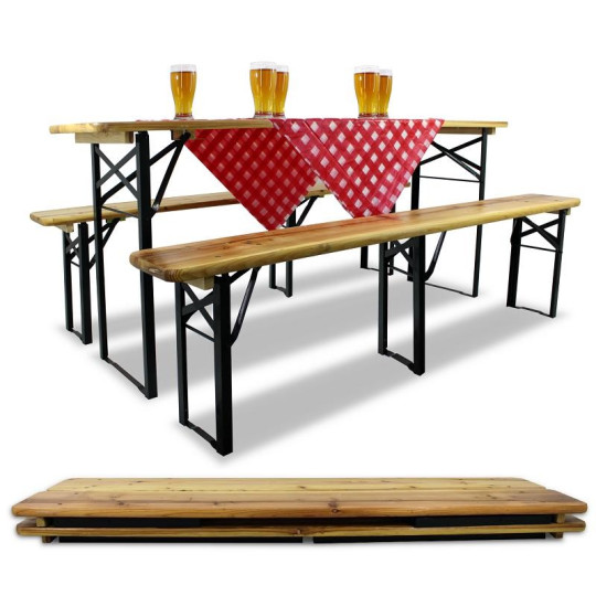 Set de bere pliabil, 3 piese.