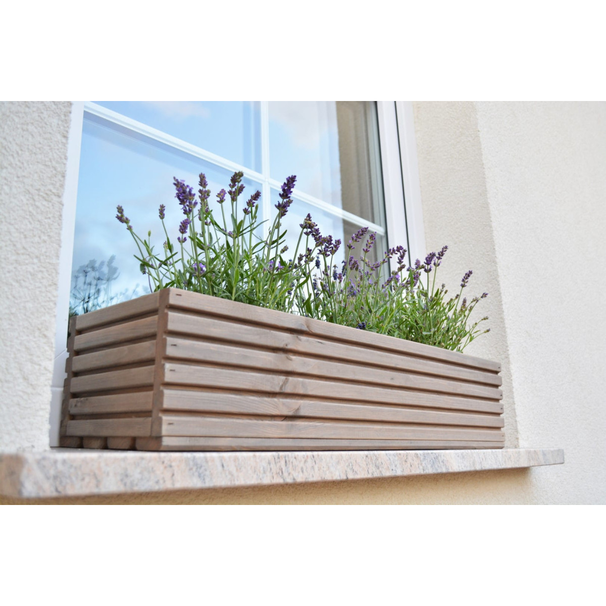 Ghiveci din lemn din lem de pin