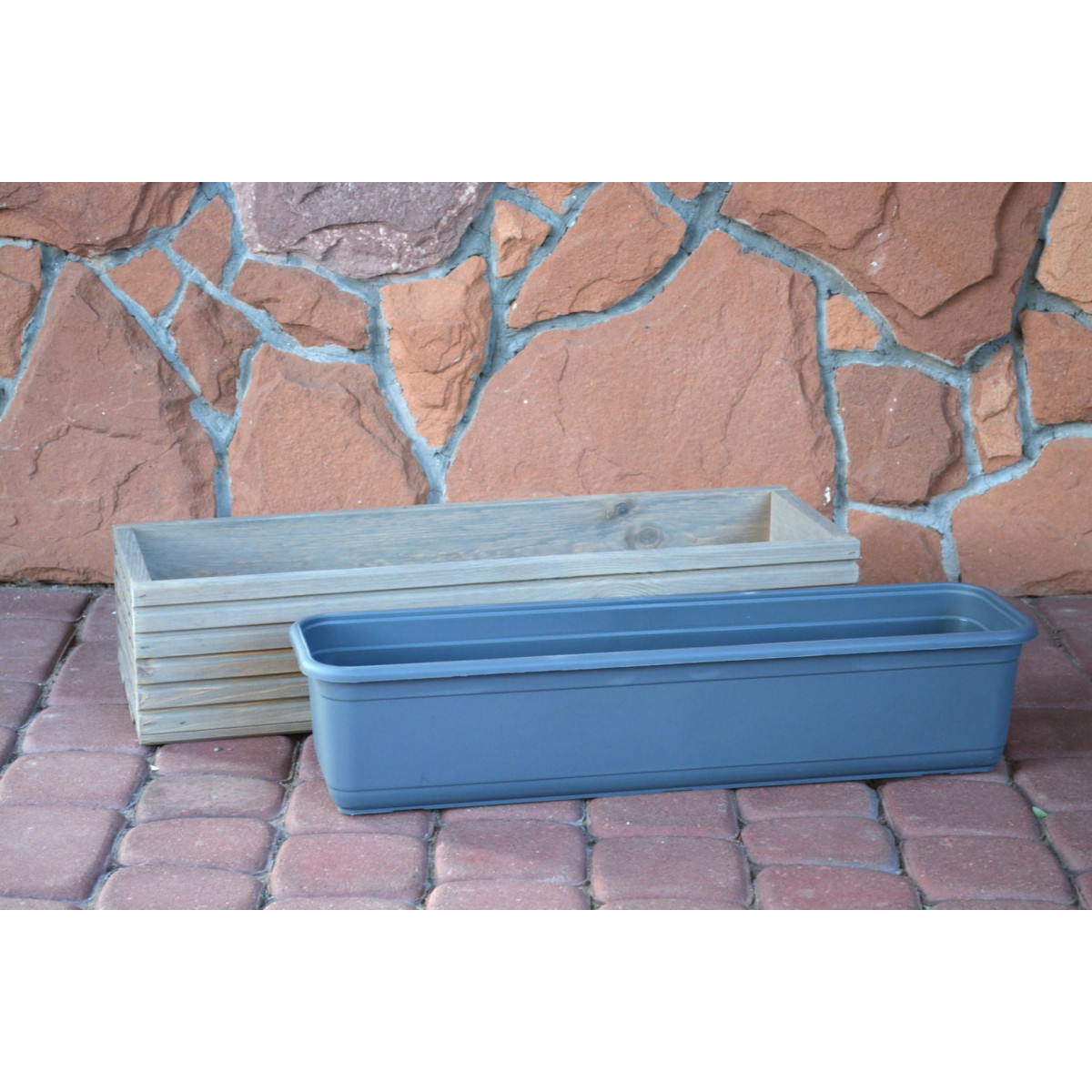 Ghiveci din lemn din lem de pin