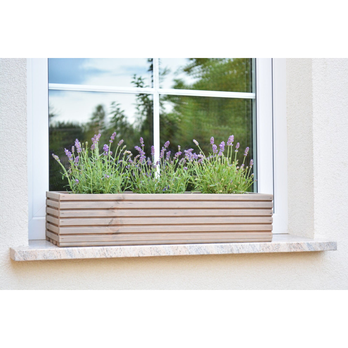 Ghiveci din lemn din lem de pin