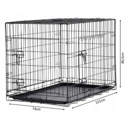 C cages pentru câini mici "S" 76x45x51,5 cm