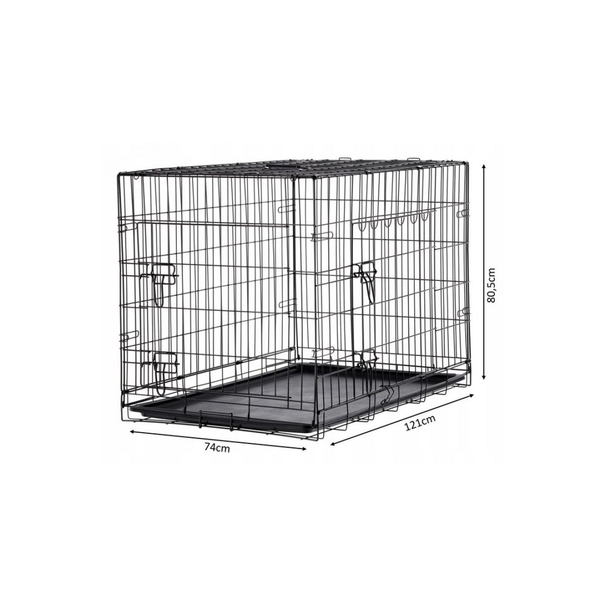 C cages pentru câini mici "S" 76x45x51,5 cm