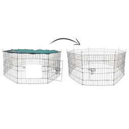 Cușcă pentru câine mic "S" 76x45x51,5 cm