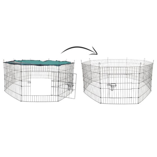 Cușcă pentru câine mic "S" 76x45x51,5 cm