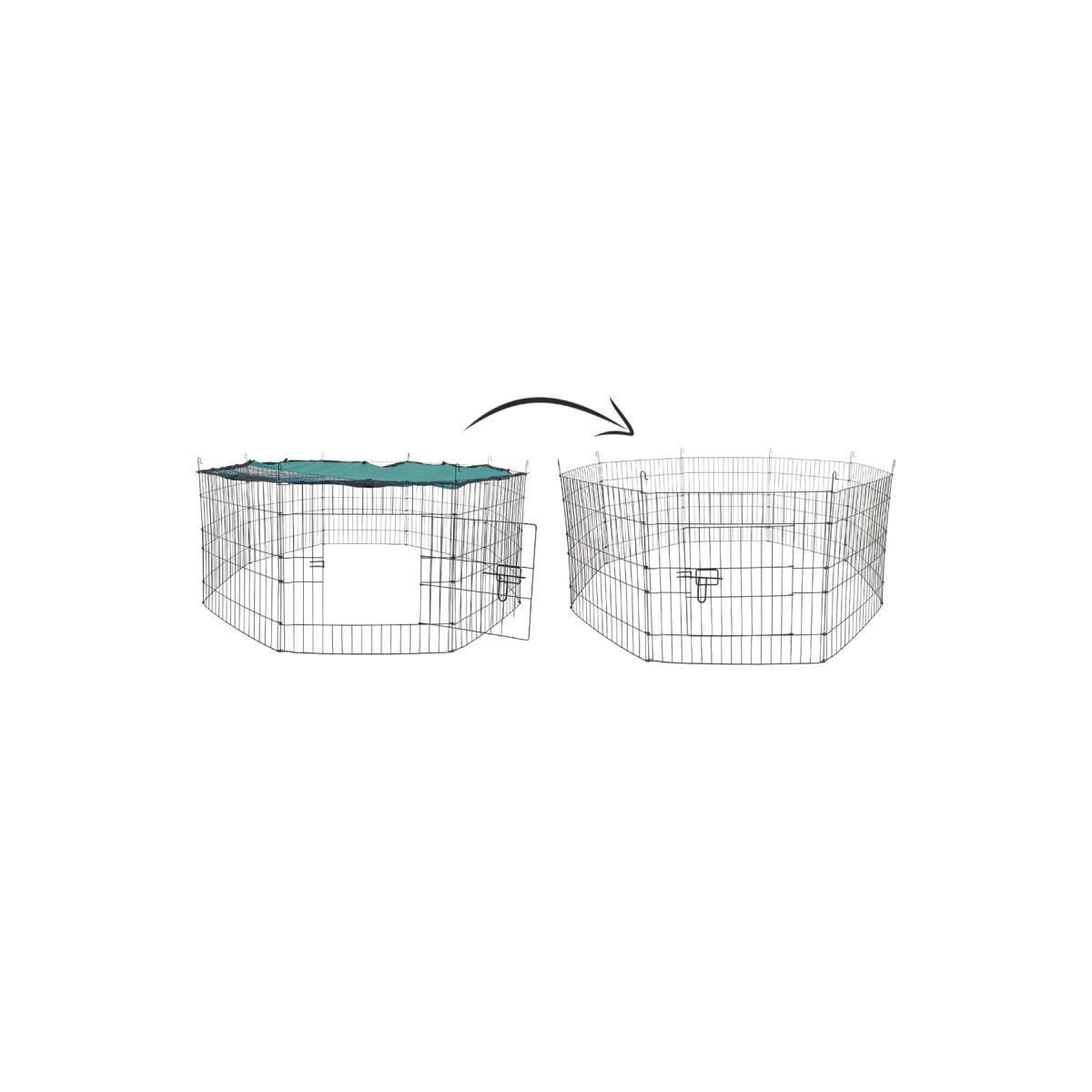 Cușcă pentru câine mic "S" 76x45x51,5 cm