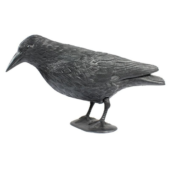Decorațiune pentru grădină - corb - 36x13x18 cm