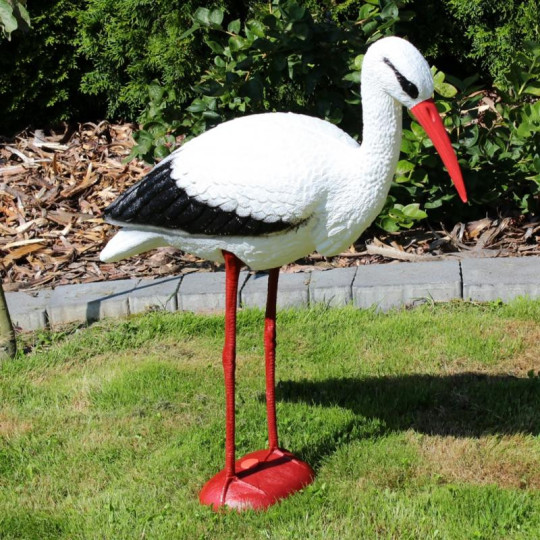 Decorațiune pentru grădină - stork - 73x26x82 cm