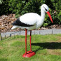 Decorațiune pentru grădină - stork - 73x26x82 cm