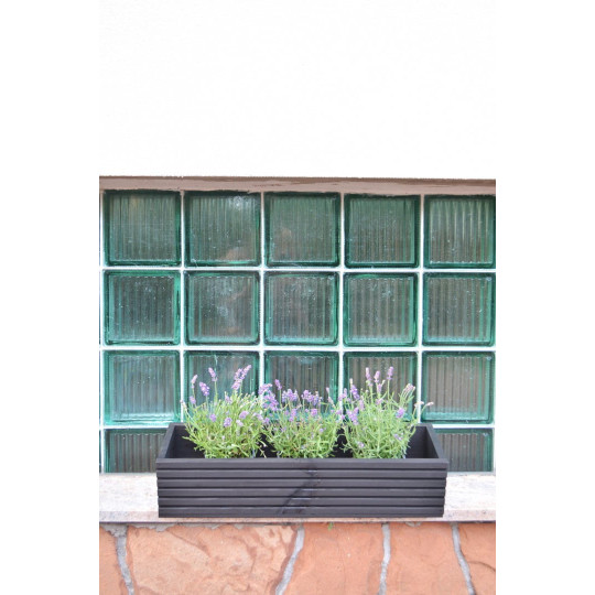 Găleți pentru feronerie din lemn de culoare neagră