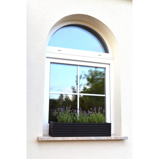 Găleți pentru feronerie din lemn de culoare neagră