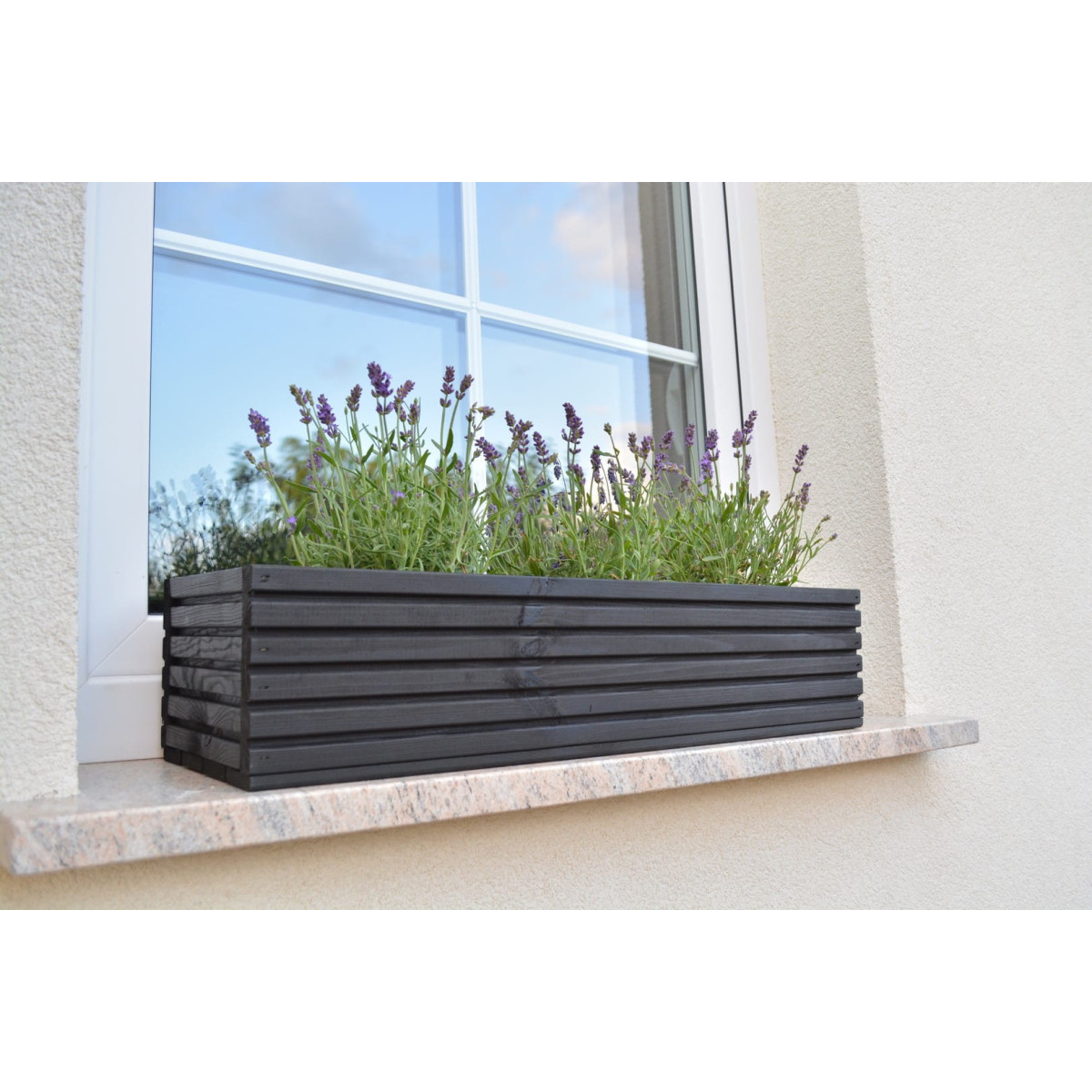 Găleți pentru feronerie din lemn de culoare neagră