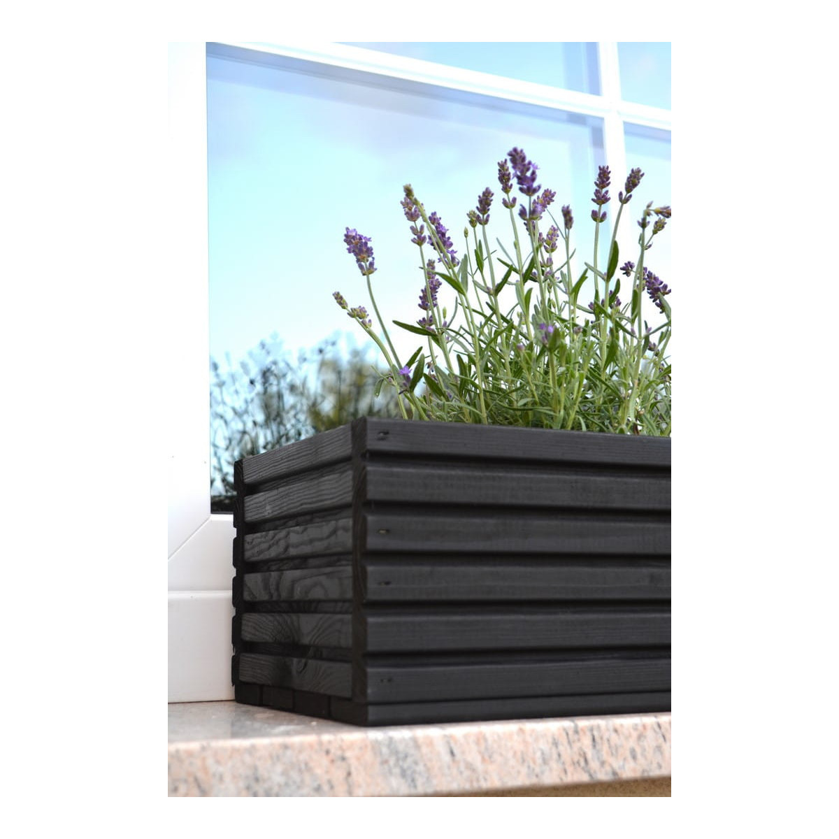 Găleți pentru feronerie din lemn de culoare neagră