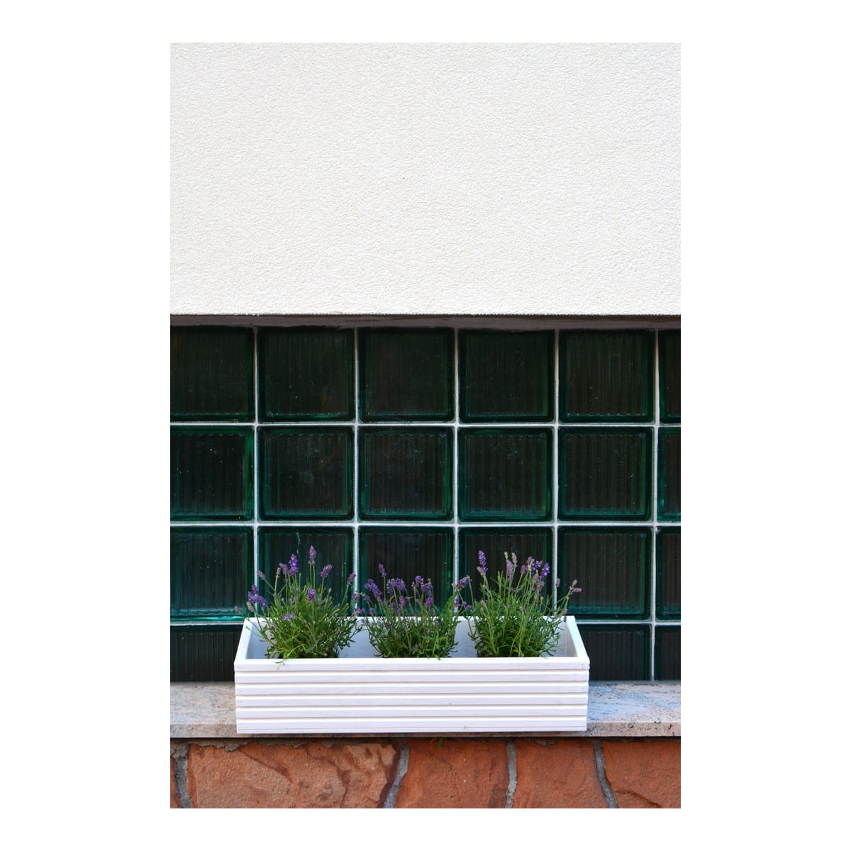 Romantic ghiveci din lemn de culoare albă